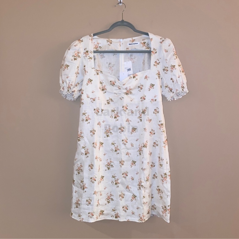 NWT Reformation Gina Dress Mildred 12 - Picture 10 of 13